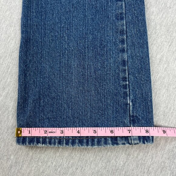 Levis 527 Bootcut Jeans Kids 16 Reg 28x28 100% Cotton Denim Blue Cowboy Ranch - Picture 13 of 15